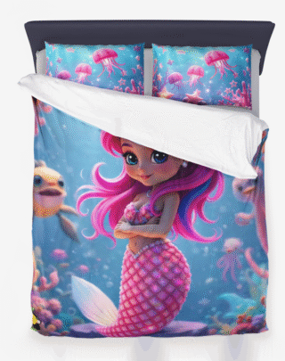 Enchanted Mermaid Dream Duvet Cover Set