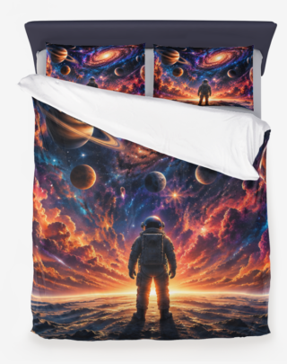 Beyond the Stars – Cosmic Explorer Duvet Cover Set