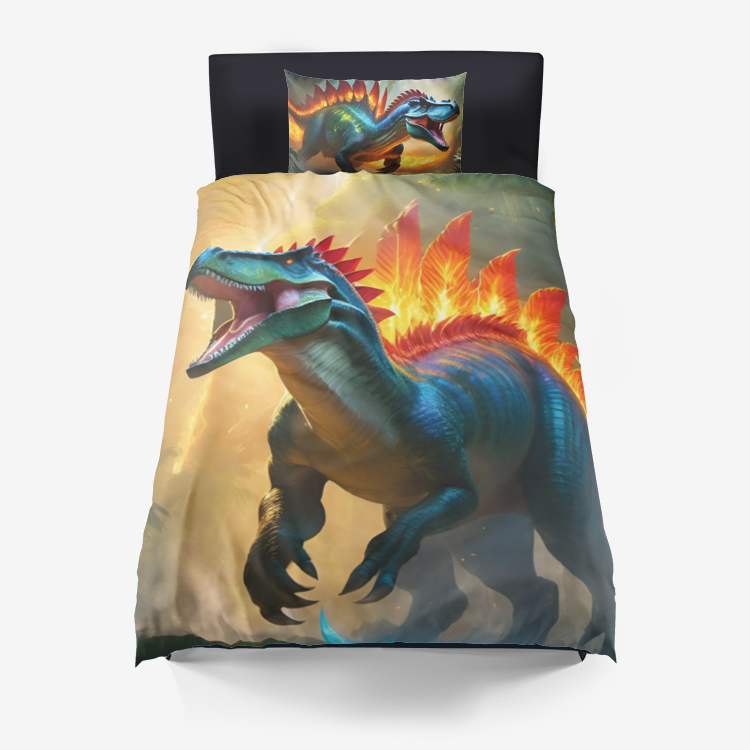 Firey Spinosaurus Duvet Cover Set - Image 3
