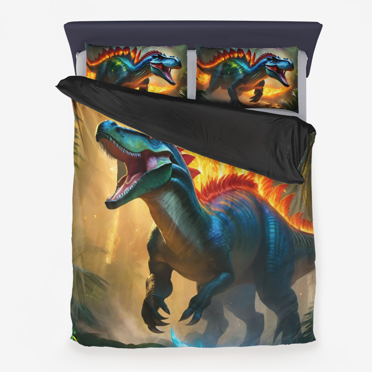 Firey Spinosaurus Duvet Cover Set - Image 4