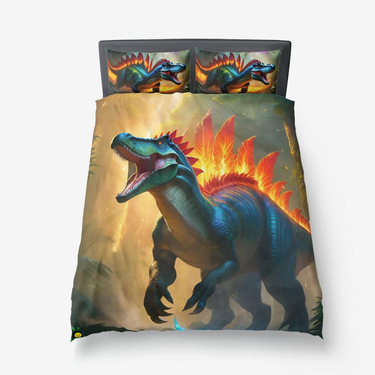 Firey Spinosaurus Duvet Cover Set - Image 5